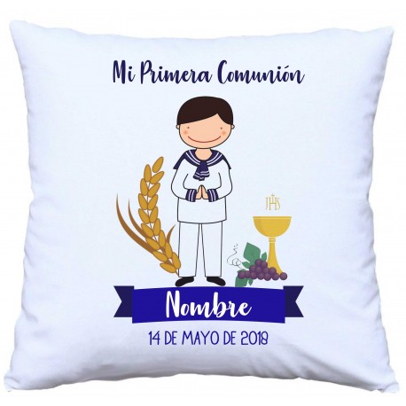 COJÍN PERSONALIZADO NIÑA COMUNIÓN