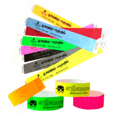 PULSERA EVENTOS TYVEK